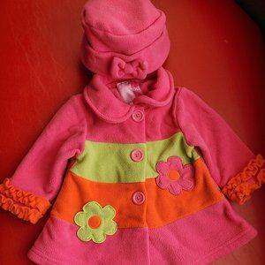 Girl pick pea coat and hat